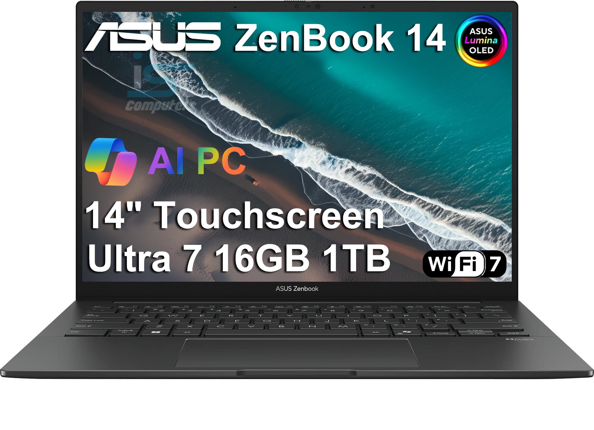 asus Zenbook 14 Ryzen7 16GB SSD512GB使用極少 ASUS Zenbook 14 inch OLED WUXGA Touch Windows Laptop AMD
